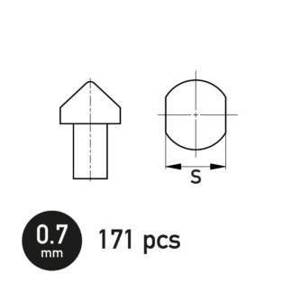 Bullet-Proof Bolt w/Wrench Flats 0.7 mm